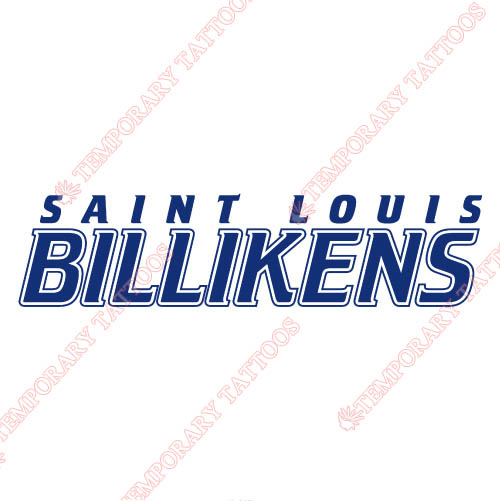 Saint Louis Billikens Customize Temporary Tattoos Stickers NO.6076